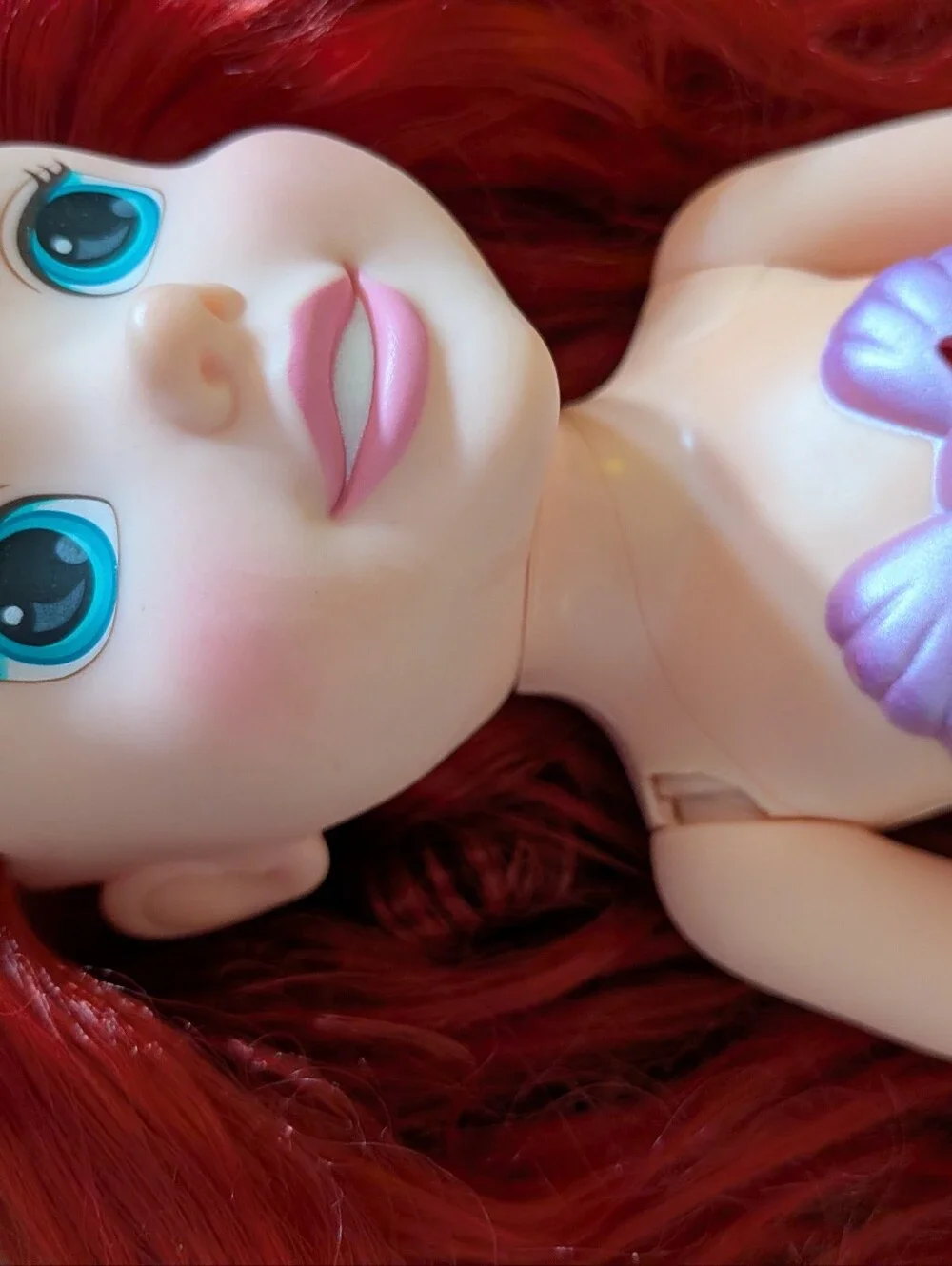 Disney princess Ariel little mermaid bath and pool toys